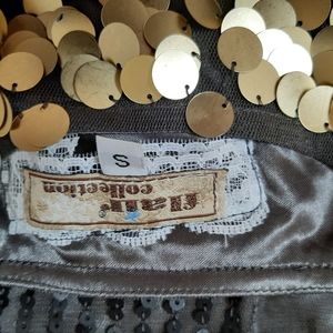 Sparkle beaded mini dress